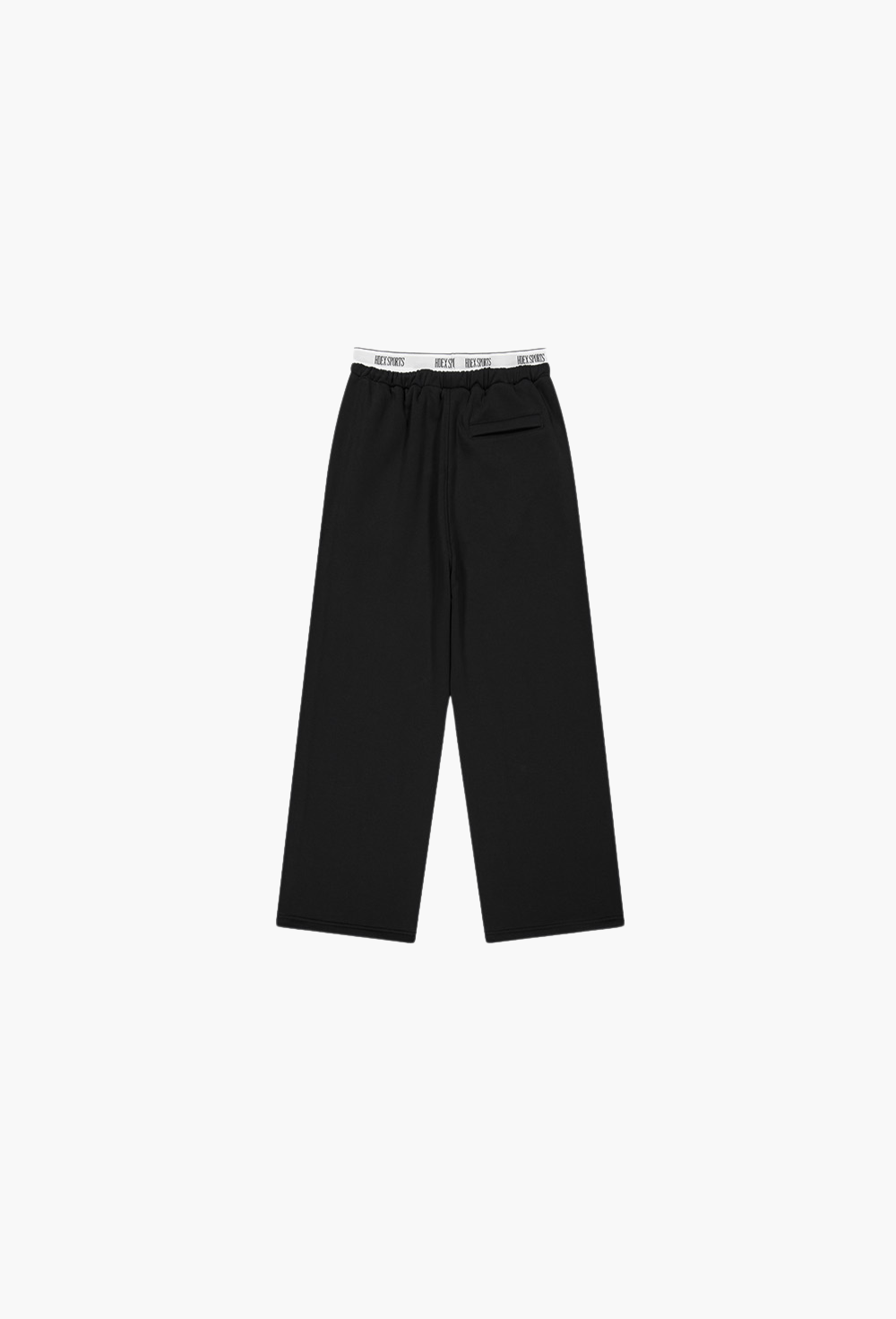HDEX Celana Korea Olahraga Banding Retreat Double Layer Sweat Pants Black