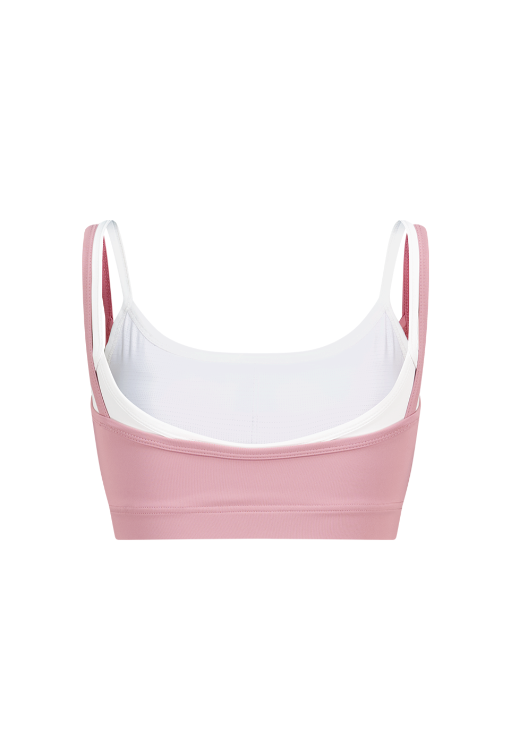 HDEX Baju Korea Olahraga Light Support Layered Bra Top Indie Pink Wanita Fitness
