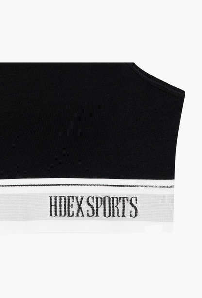 HDEX Pakaian Dalam Korea Olahraga Comfort Banding Bra Black