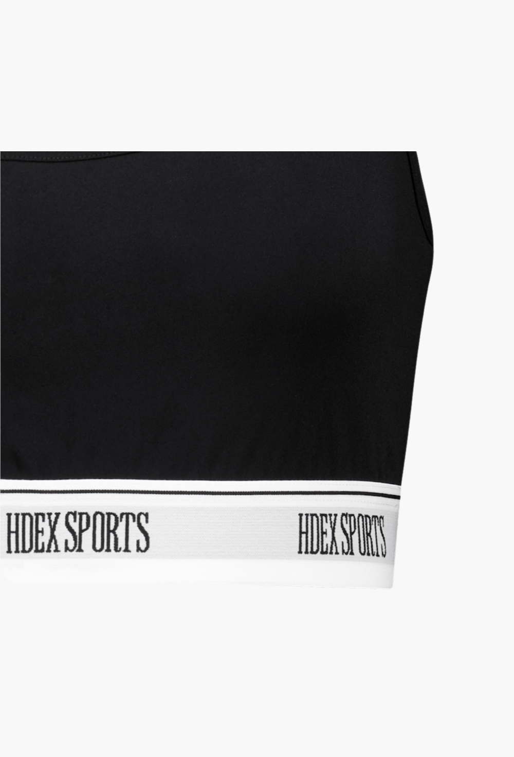 HDEX Pakaian Dalam Korea Olahraa Banding Stretch Bra Top Black