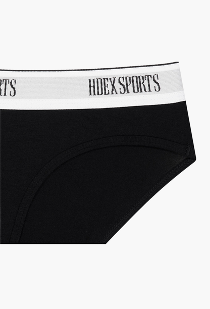 HDEX Celana Dalam Korea Olahraga Comfort Banding Panties Black