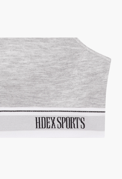 HDEX Pakaian Dalam Korea Olahraga Comfort Banding Bra Melange Gray