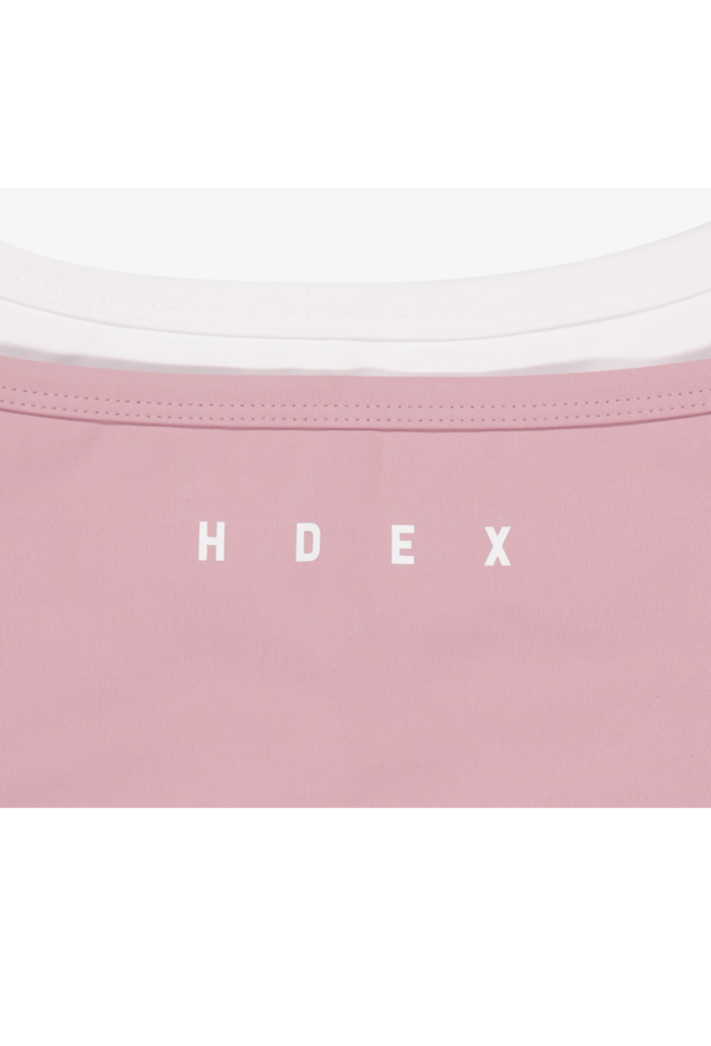 HDEX Baju Korea Olahraga Light Support Layered Bra Top Indie Pink Wanita Fitness