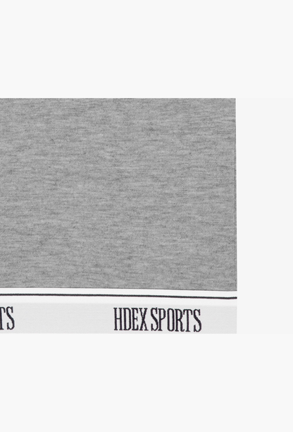 HDEX Baju Korea Olahraga Banding Retreat Modal Crop Tank Top Melange Gray