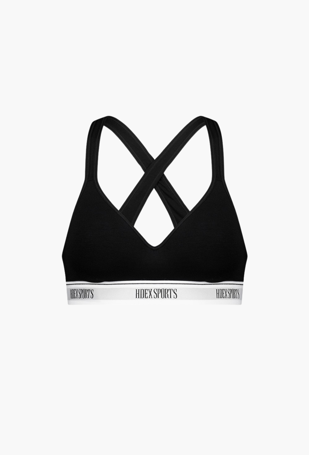 HDEX Pakaian Dalam Korea Olahraga Comfort Banding Bra Black