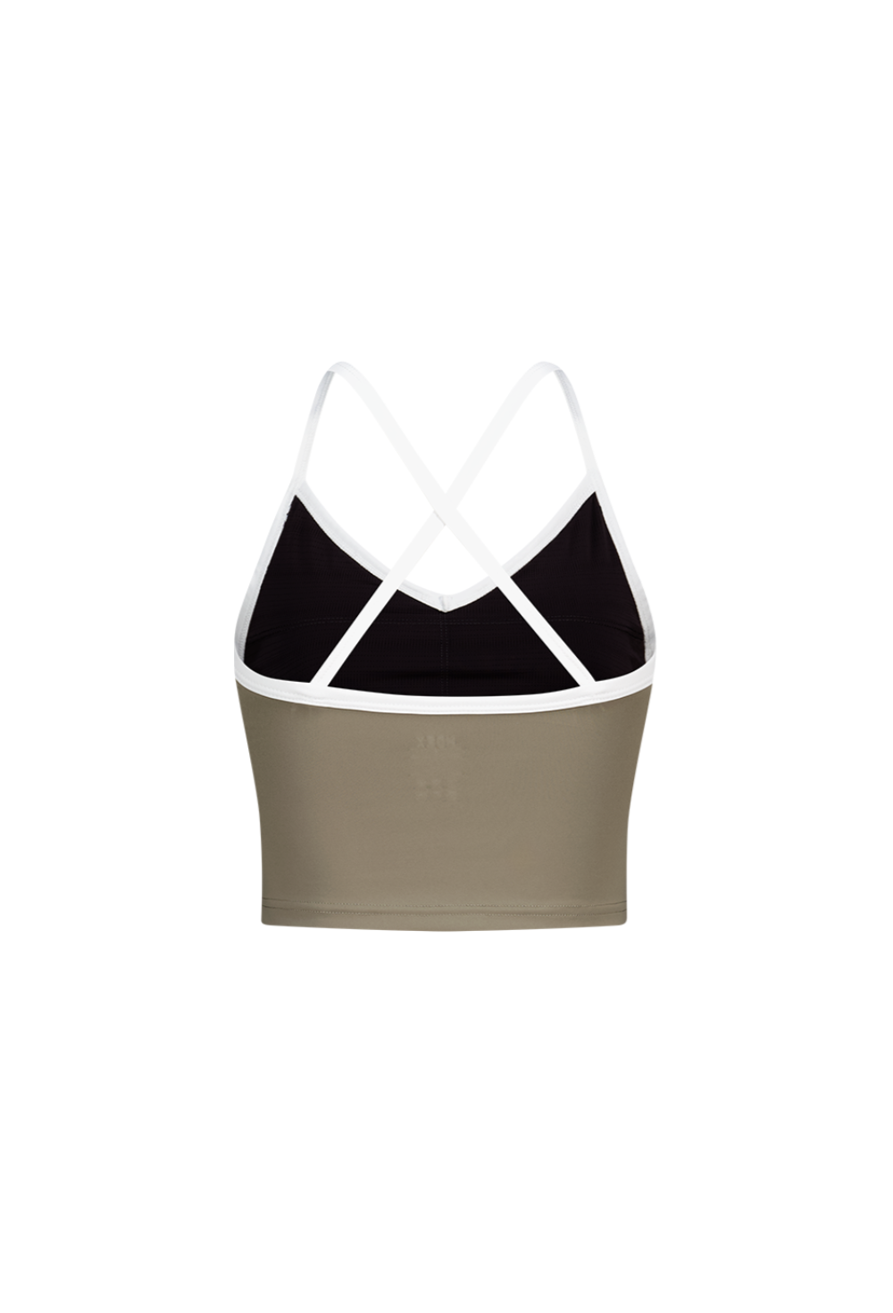 HDEX Baju Korea Olahraga Light Support Daily Crop Bra Top Taupe Wanita Fitness