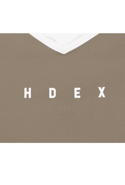 HDEX Baju Korea Olahraga Light Support Daily Crop Bra Top Taupe Wanita Fitness