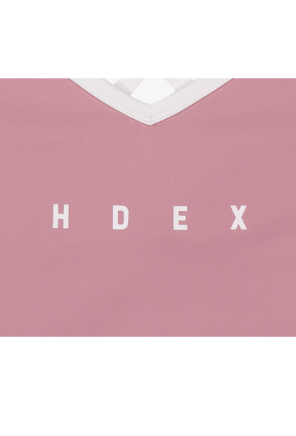 HDEX Baju Korea Olahraga Light Support Daily Crop Bra Top Indie Pink Wanita Fitness