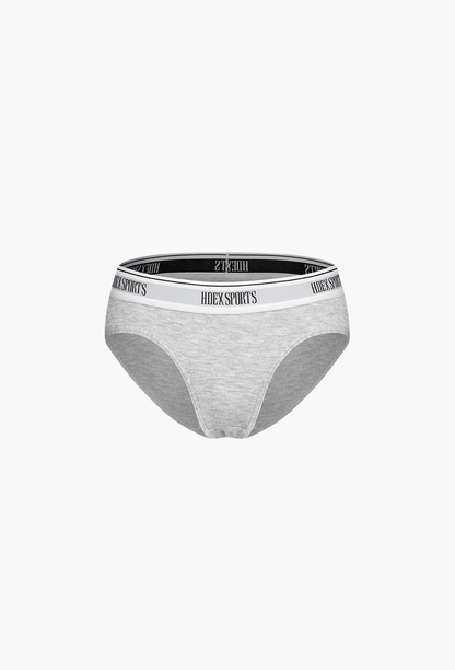 HDEX Celana Dalam Korea Olahraga Comfort Banding Panties Melange Gray