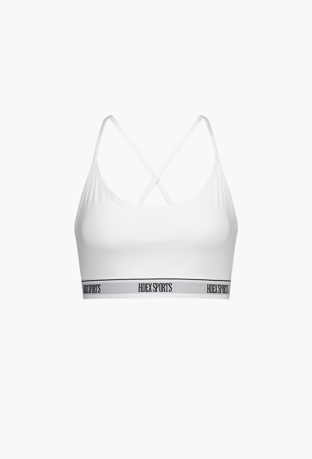HDEX Pakaian Dalam Korea Olahraga Banding Stretch Bra Top White