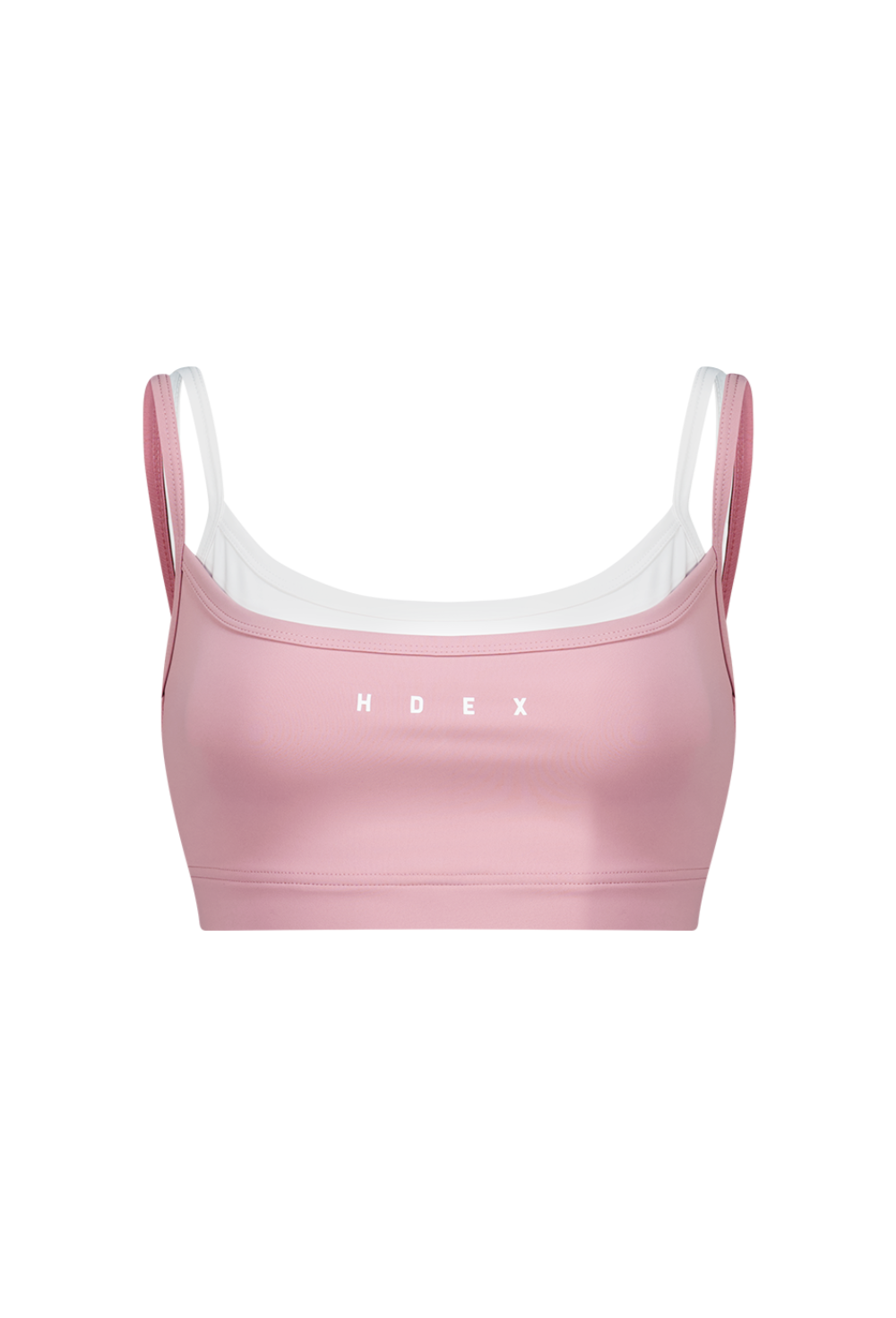 HDEX Baju Korea Olahraga Light Support Layered Bra Top Indie Pink Wanita Fitness