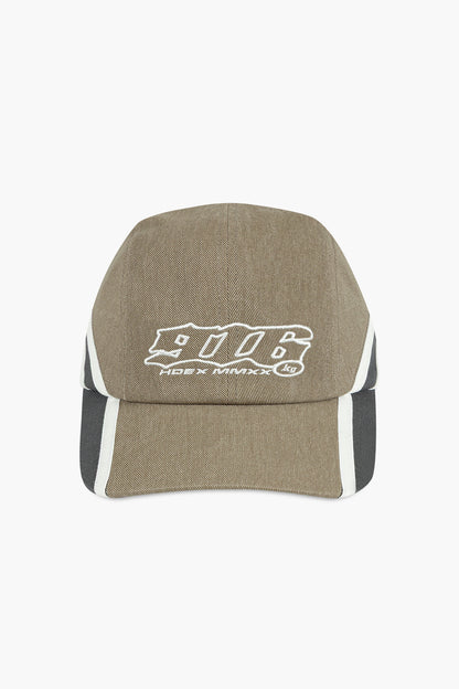 HDEX Topi Korea Olahraga 916 Side Track Washed Cap Beige Pria Wanita Fitness
