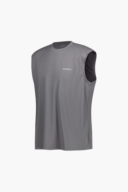 HDEX Baju Korea Olahraga Assist Lining Core Sleeveless Desert Pria Fitness