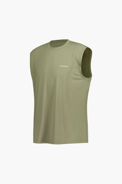 HDEX Baju Korea Olahraga Assist Lining Core Sleeveless Dark Gray Pria Fitness