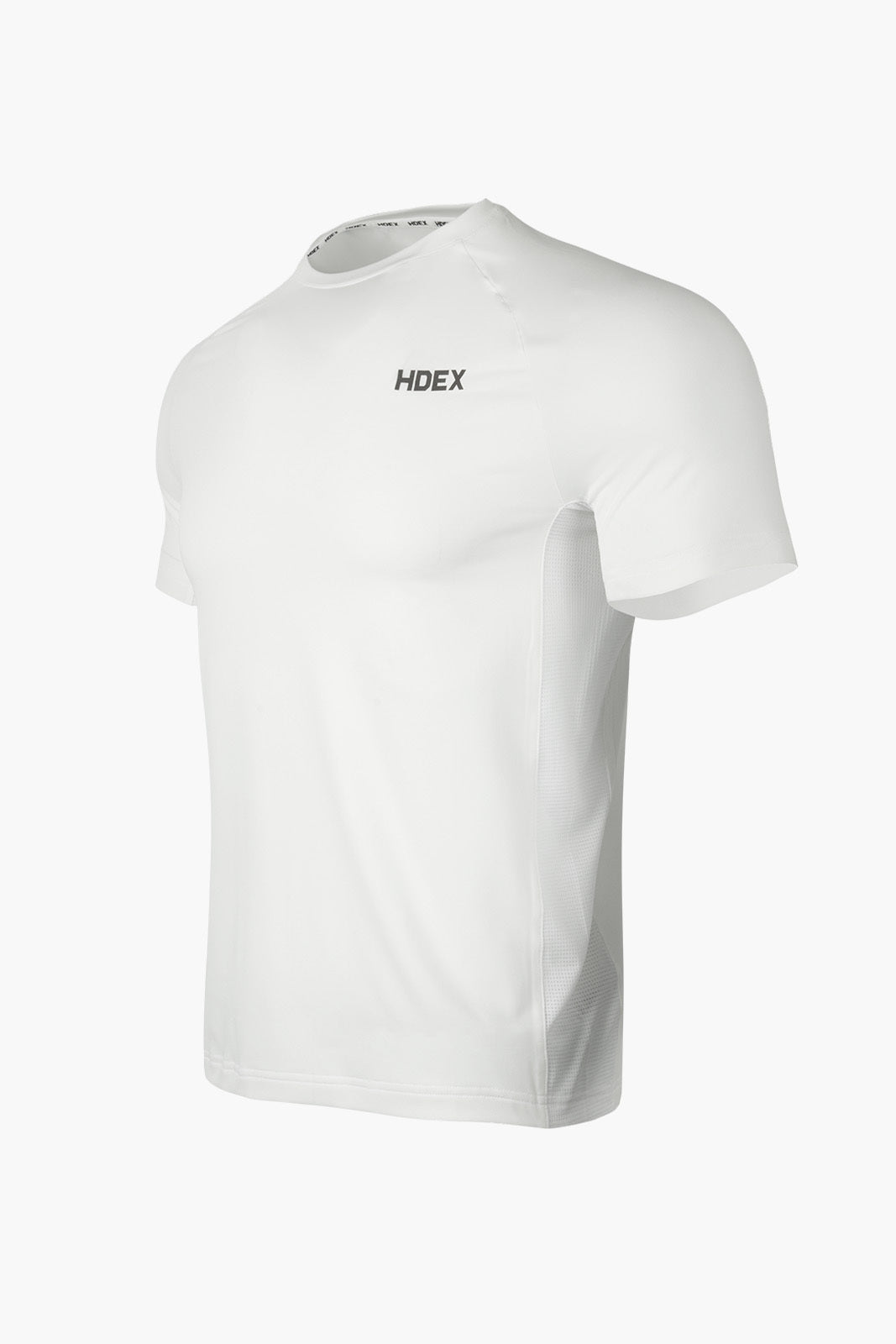 HDEX Baju Korea Olahraga Assist Solid Short Sleeve Black Pria Fitness