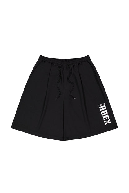 HDEX Classic Pintuck Mesh Shorts Charcoal