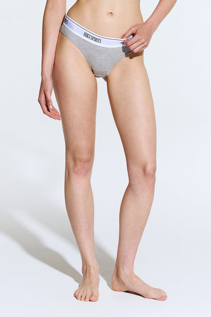 HDEX Celana Dalam Korea Olahraga Comfort Banding Panties Melange Gray