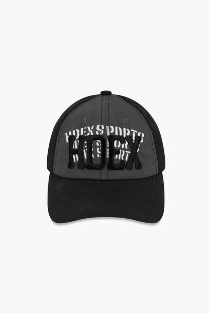 HDEX Topi Korea Olahraga Core Volume Layer Ball Cap Black Pria Wanita Fitness