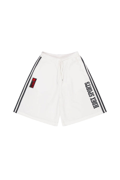 HDEX Giant Fit Mesh Bermuda Shorts White