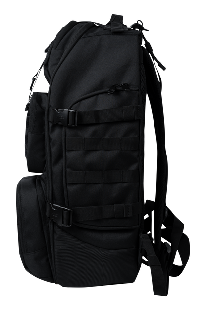 HDEX Gym Three Pocket Cordura Backpack Black