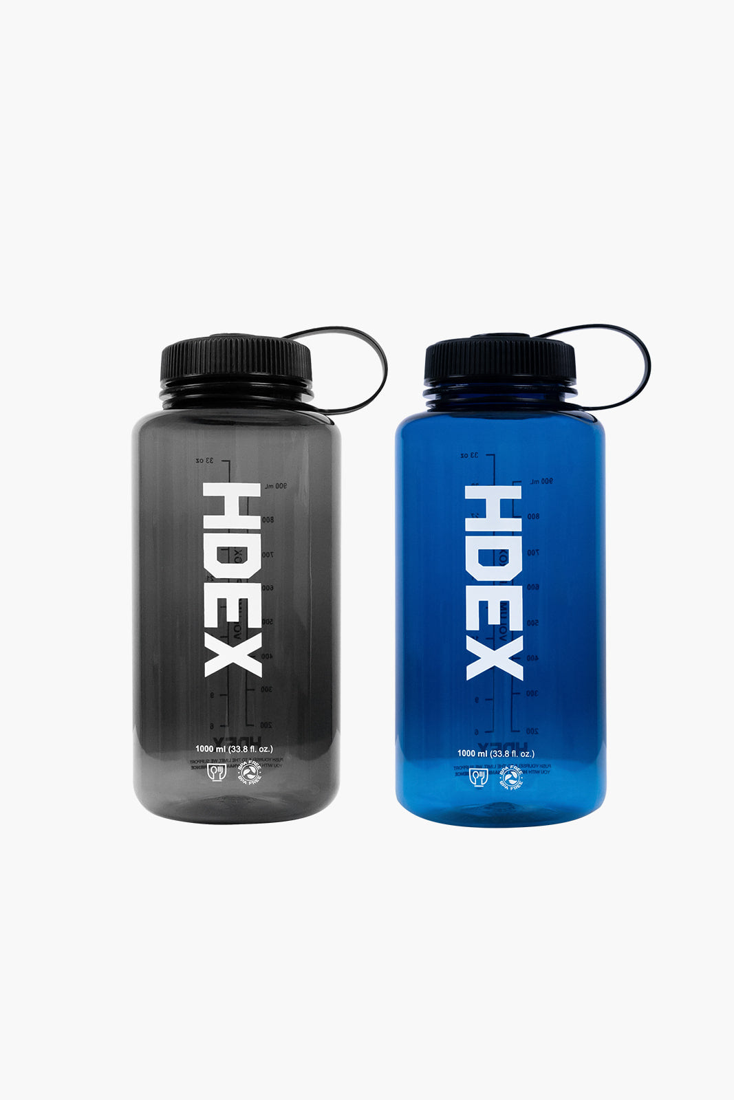 HDEX Botol Tumbler Korea Olahraga Hydro Max Bottle Blue Pria Wanita Fitness