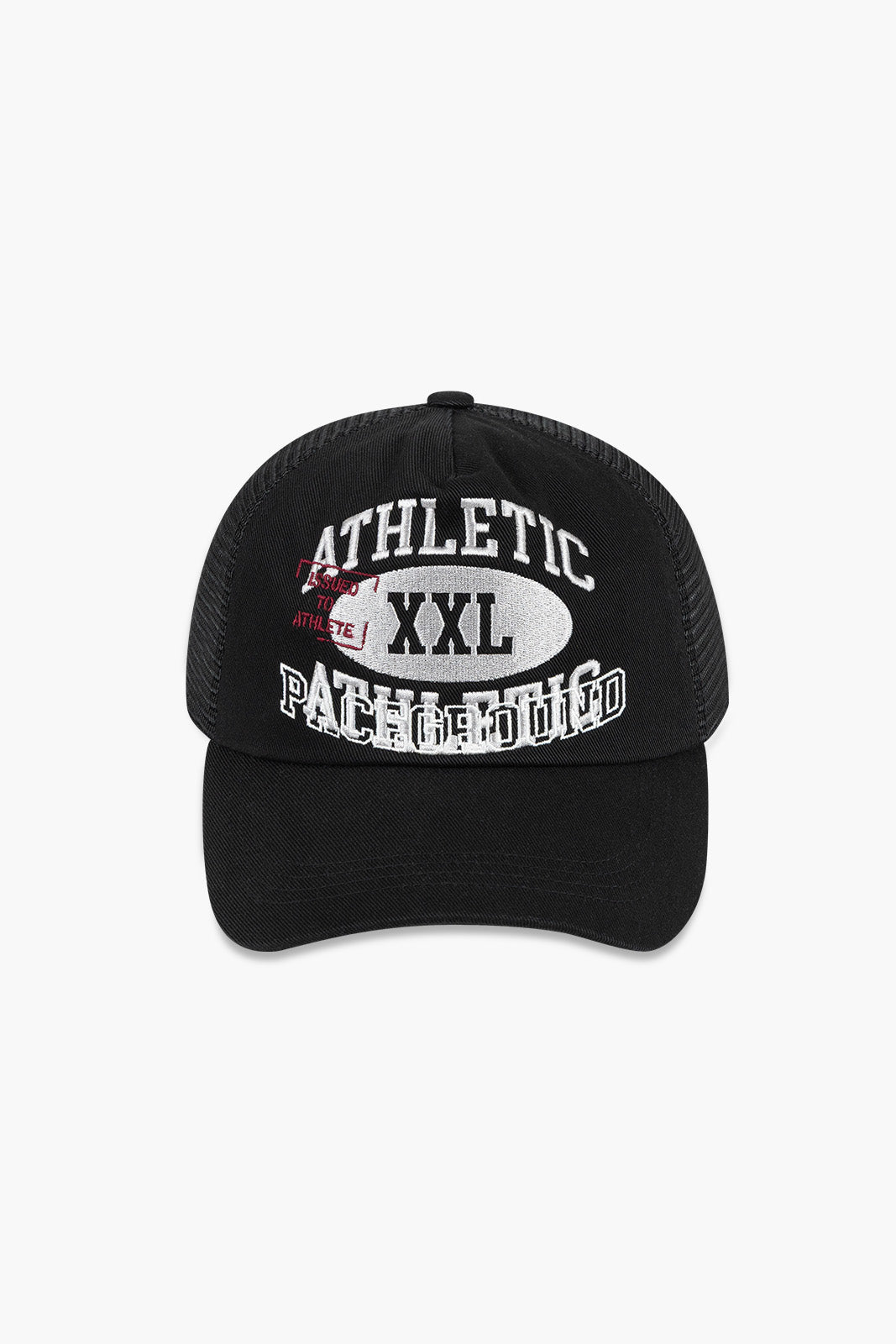 HDEX Topi Korea Olahraga Reverse Double Layer Trucker Cap Black Pria Fitness
