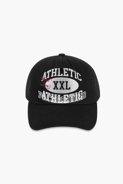 HDEX Topi Korea Olahraga Reverse Double Layer Trucker Cap Black Pria Fitness