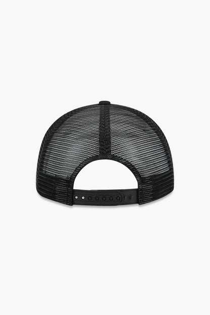HDEX Topi Korea Olahraga Reverse Double Layer Trucker Cap Black Pria Fitness