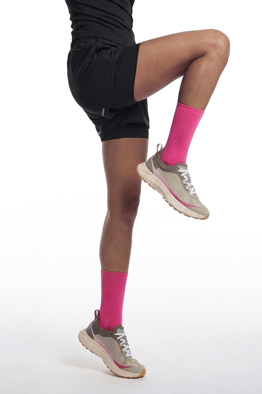 HDEX Celana Korea Olahraga Women`s 2in1 Velo Light Shorts Black Wanita Fitness