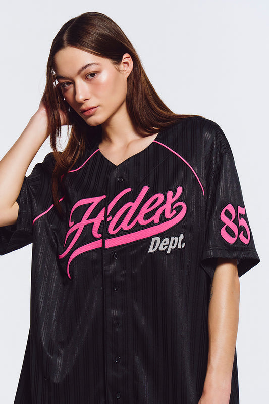 HDEX Women`s Team Baseball Jersey Black