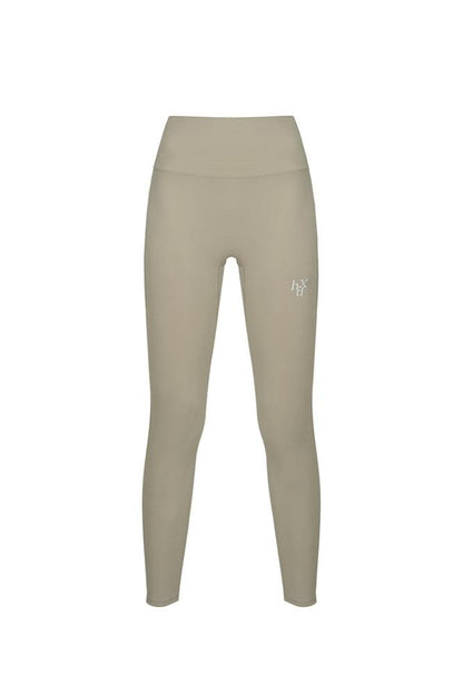 HDEX Womens Change up Signature Logo Leggings Ash Beige