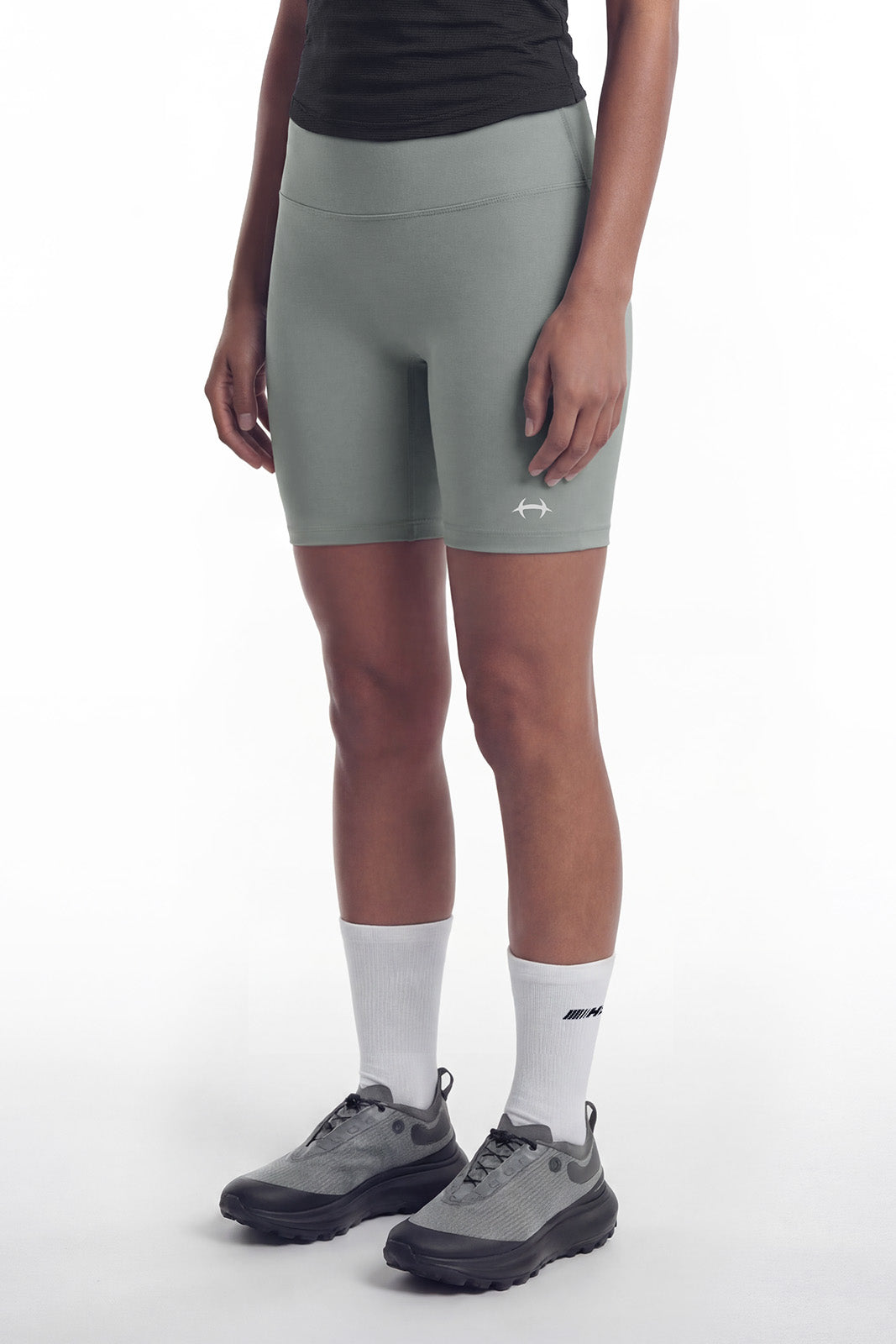 HDEX Celana Korea Olahraga Womens Support Biker Shorts 4.0 Fog Gray Wanita Fitness