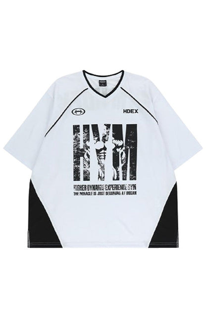 HDEX HYM Performance Mesh Short Sleeve White