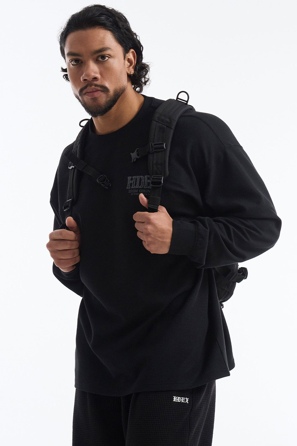 HDEX Gym Slim Backpack 16L Black