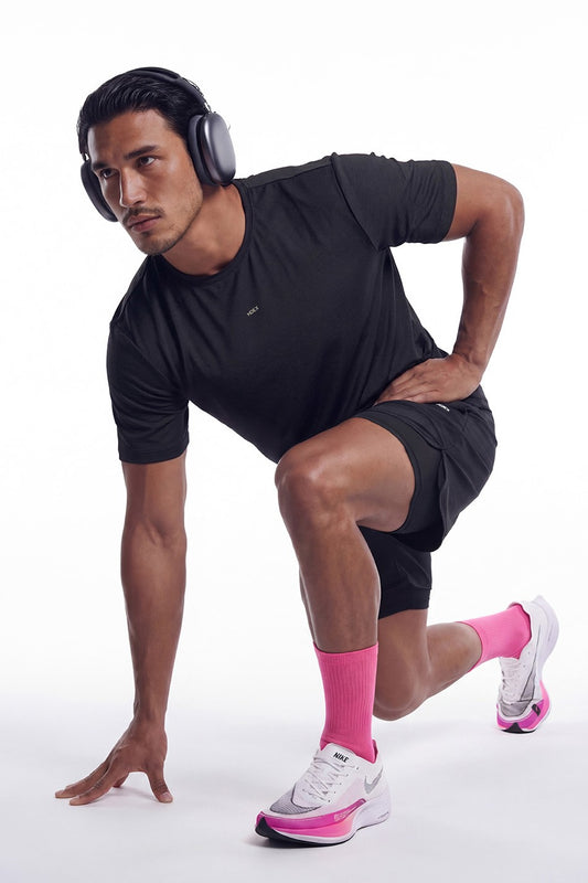 HDEX Kaos Kaki Korea Olahraga Assist Colorblock Running Socks
