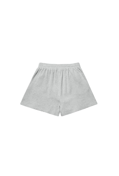 HDEX Celana Korea Olahraga One Mile Label Waffle Shorts W Melange White Wanita Fitness
