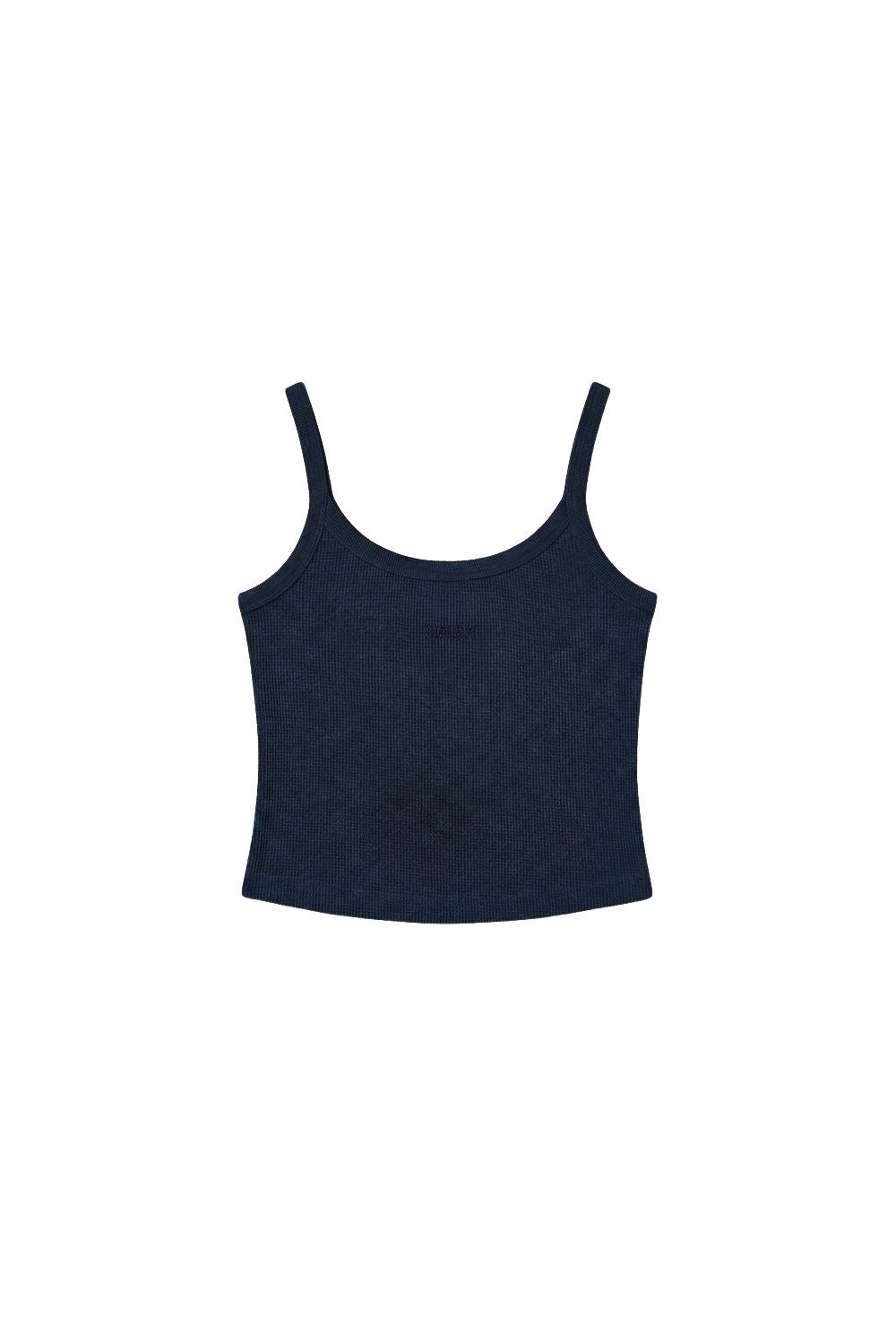 HDEX Baju Korea Olahraga One Mile 2-Way Waffle Sleeveless Navy Wanita Fitness