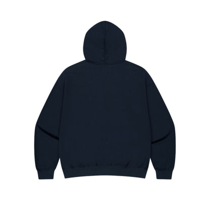 HDEX Baju Korea Olahraga Origin Giant Fit Hoodie Zip-Up Navy Pria Fitness