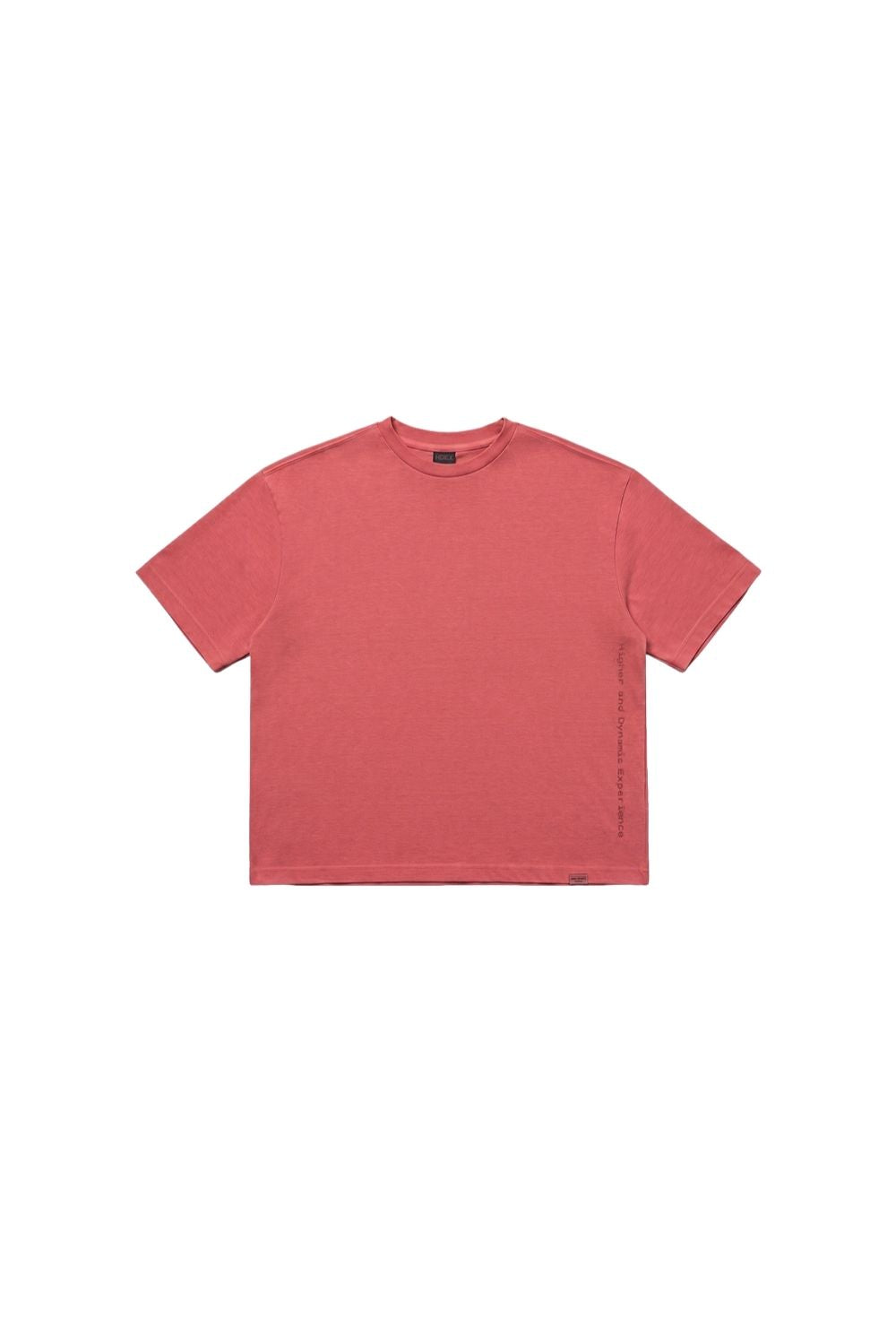 HDEX Baju Korea Olahraga Essential Pigment Short-Cut Sleeve Red Pria Fitness