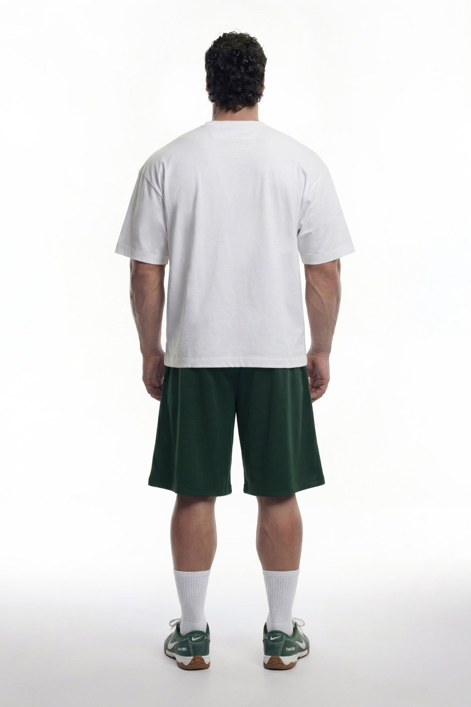 HDEX Baju Korea Olahraga Core Sorona Mesh Short Sleeve White Pria Fitness