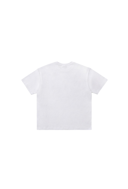 HDEX Baju Korea Olahraga Wizard Giant Fit Short Sleeve White Wanita Fitness