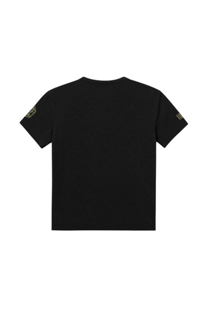 HDEX Baju Korea Olahraga EJWU Muscle Fit Short Sleeve Black Pria Fitness
