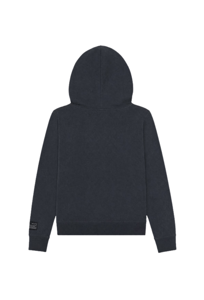 HDEX Jaket Korea Olahraga Move Cotton Slim Hoodie Zip-Up W Storm Navy Wanita Fitness