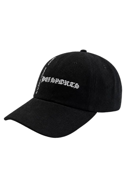 HDEX Topi Korea Olahraga Old Legacy Washed Cotton Ball Cap Black Pria Wanita Fitness