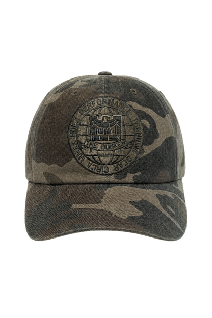 HDEX Topi Korea Olahraga Division Camo Ball Cap Khaki Camo Pria Wanita Fitness