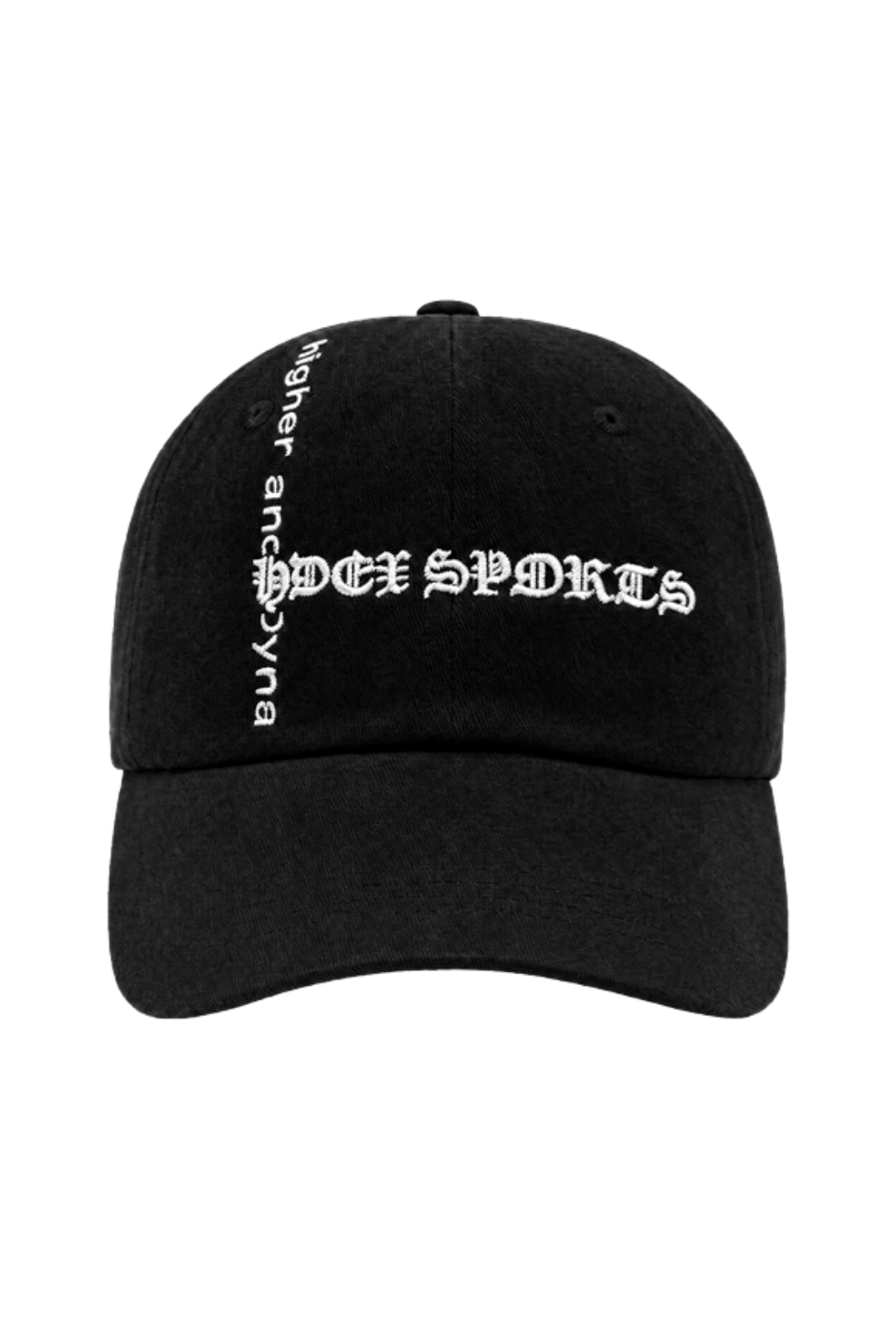 HDEX Topi Korea Olahraga Old Legacy Washed Cotton Ball Cap Black Pria Wanita Fitness