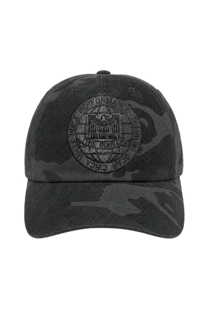 HDEX Topi Korea Olahraga Division Camo Ball Cap Black Camo Pria Wanita Fitness