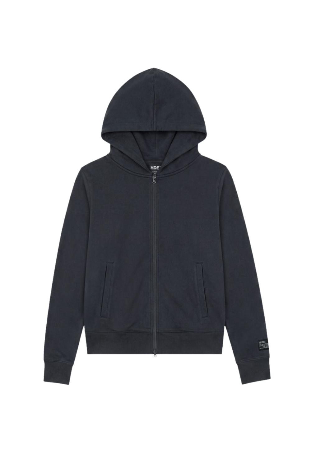 HDEX Jaket Korea Olahraga Move Cotton Slim Hoodie Zip-Up W Storm Navy Wanita Fitness