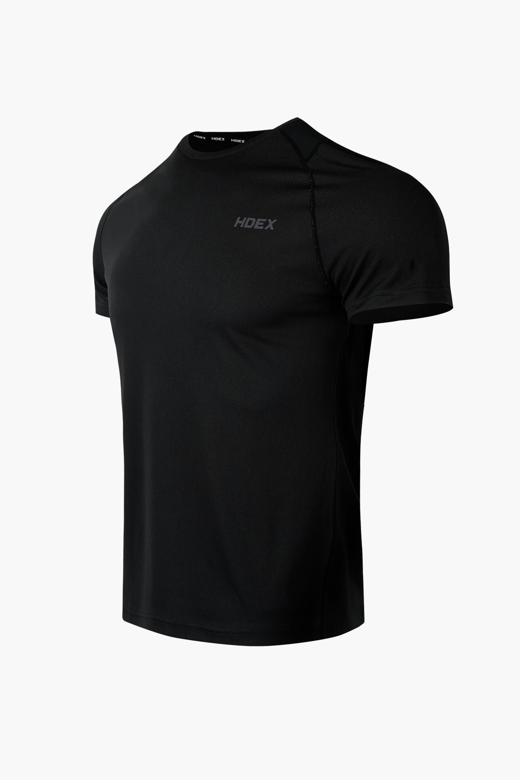 HDEX Baju Korea Olahraga Assist Textured Short Sleeve White Pria Fitness