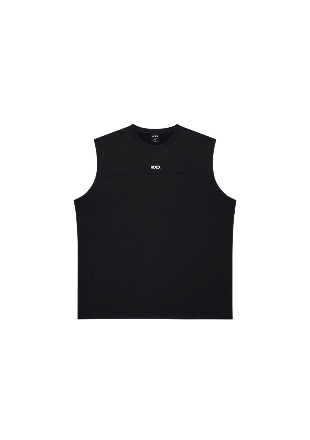 HDEX Baju Korea Olahraga Active Cutline Sleeveless Black Pria Fitness
